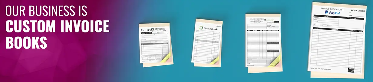 Custom Invoice Book Products