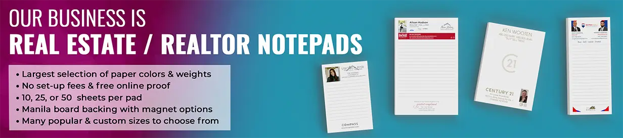Real Estate/Realtor Notepad Products