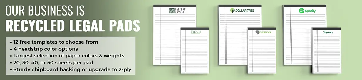 Recycled Paper Legal Pad Products